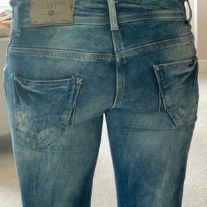 Zara Distressed Skinny Jeans